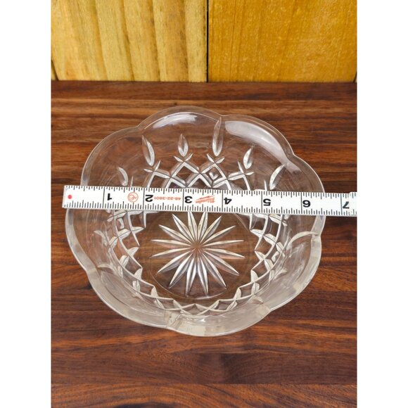 Gorham Crystal Cut Glass Bowl With Starburst Design - Picture 4 of 6